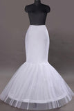 Women Nylon/Tulle Netting Floor Length 1 Tiers Petticoats JS0020