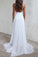 Boho Beach Wedding Dresses Sexy Open Backs Lace White Wedding Gown