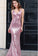 Backless Sequin Mermaid Long Custom Criss Cross Sleeveless Prom Dresses JS941