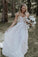 Strapless Beads Tulle Ivory Wedding Dresses Lace Appliques Beach Wedding Gowns