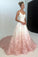 A Line White Sexy Beautiful Prom Dresses For Teens Long Lace Prom Dresses JS147