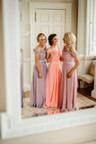 Rustic Red Hot Sale Off The Shoulder Bridesmaid Dresses