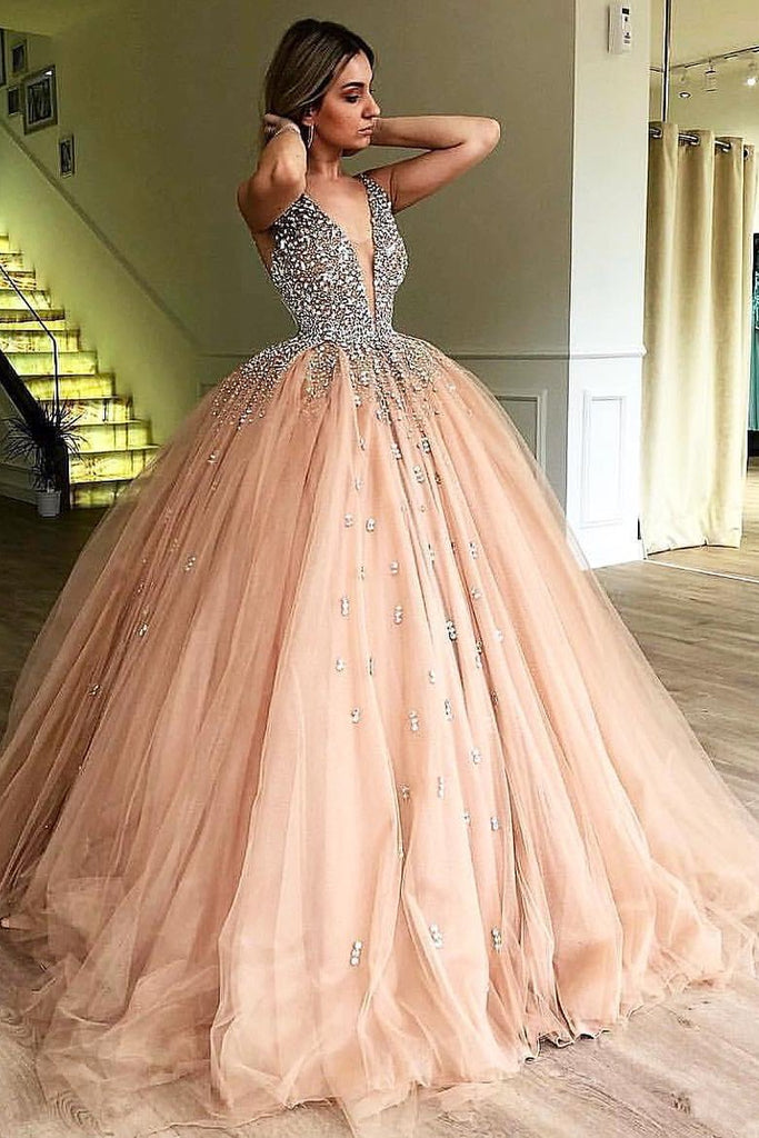 Amazon.com: LINLSSANJC Ball Gown Red Prom Dresses Long Gowns for Weddiing  Dress Plus Size Party US24W: Clothing, Shoes & Jewelry