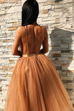 Ball Gown Tulle V Neck Homecoming Dresses with Appliques, Short Prom SJS20392
