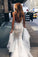 Luxurious Mermaid Long V-neck Wedding Dress with Open Back JS544