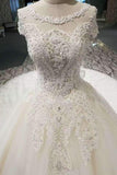 Marvelous Royal Train Wedding Dresses Short Sleeves With Appliques And Sequins Lace Up