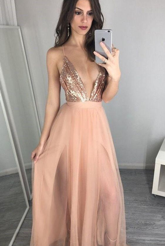 Sexy Charming Long Prom Dress Sleeveless Prom Dress Long Evening Dress Prom Dresses JS755