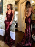 Backless Beading Real Made Prom Dresses Long Evening Dresses Prom Dresses