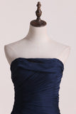 Prom Dresses A Line One Shoulder Chiffon With Ruffles And Slit