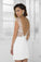 Perfect Prom White Bridal Party Dress Lace Homecoming Dress