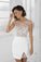 Perfect Prom White Bridal Party Dress Lace Homecoming Dress