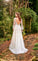 Long Sleeves V Neck Tulle Wedding Dresses Beautiful Beach Bridal Dresses