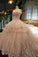 Tulle Awesome Pink Wedding Dresses Off The Shoulder Lace Up With Appliques And Crystals