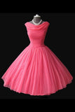 Scoop Homecoming Dresses A Line With Ruffles