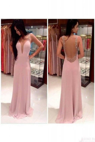 New Arrival Prom Dresses Scoop Chiffon With Beading Mermaid