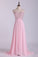 Sexy Open Back Prom Dress Sweetheart A Line Floor Length Chiffon With Beads