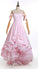 A-Line Pink Off the Shoulder Sweetheart Satin Lace up Hi-Lo Prom Homecoming Dresses JS515