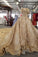 Luxury Wedding Dresses Ball Gown Off-The-Shoulder Royal Train  Lace Short Sleeves