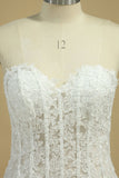 Vintage Wedding Dresses Sweetheart A Line Tulle With Applique Court Train