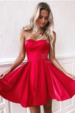 Sweetheart Neck Short R Homecoming Graduation Dresses Lace Up Back