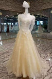 New Arrival Floral Prom Dresses Lace Up With Beads And Handmade Flowers