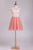 Homecoming Dresses A Line High Neck Tulle With Applique