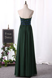 Gorgeous Prom Dresses Sweetheart A Line Chiffon With Beadings