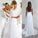 Boho Beach Wedding Dresses Sexy Open Backs Lace White Wedding Gown