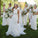 Simple Cheap Open Back Affordable Long Chiffon White Wedding Dresses
