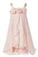 Princess Pink A-Line Chiffon Sleeveless Floor-Length Flower Girl Dress GD00007