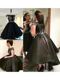 Cute Sparkly Black Prom Dress For Teens Homecoming Dress Sweet 16 Gowns JS149