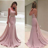 New Style One Shoulder Mermaid Special Occasion Dress Satin Real Made Prom Dresses JS934