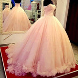 Elegant Prom Dress A-Line Prom Dress Organza Prom Dress Romantic Wedding dress F246