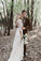Wedding Dress Front Slit Ivory Lace Bridal Dress