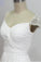 Cheap Sweetheart Beading Cap Sleeve Beads Chiffon A-Line Open Back Ruffles Wedding Dress JS863