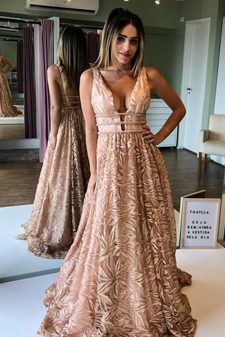 Straps Sexy Sleeveless A Line Long Backless Prom Dresses