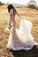 Romantic Appliques Lace Mermaid Ivory Long Sleeve Wedding Dresses