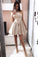 Cute A Line Halter Backless Satin Above Knee Short Prom Dresses Homecoming Dresses JS946